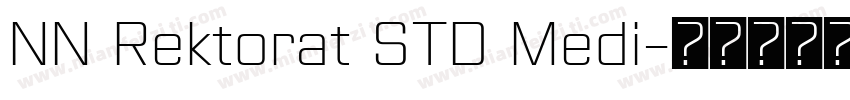 NN Rektorat STD Medi字体转换